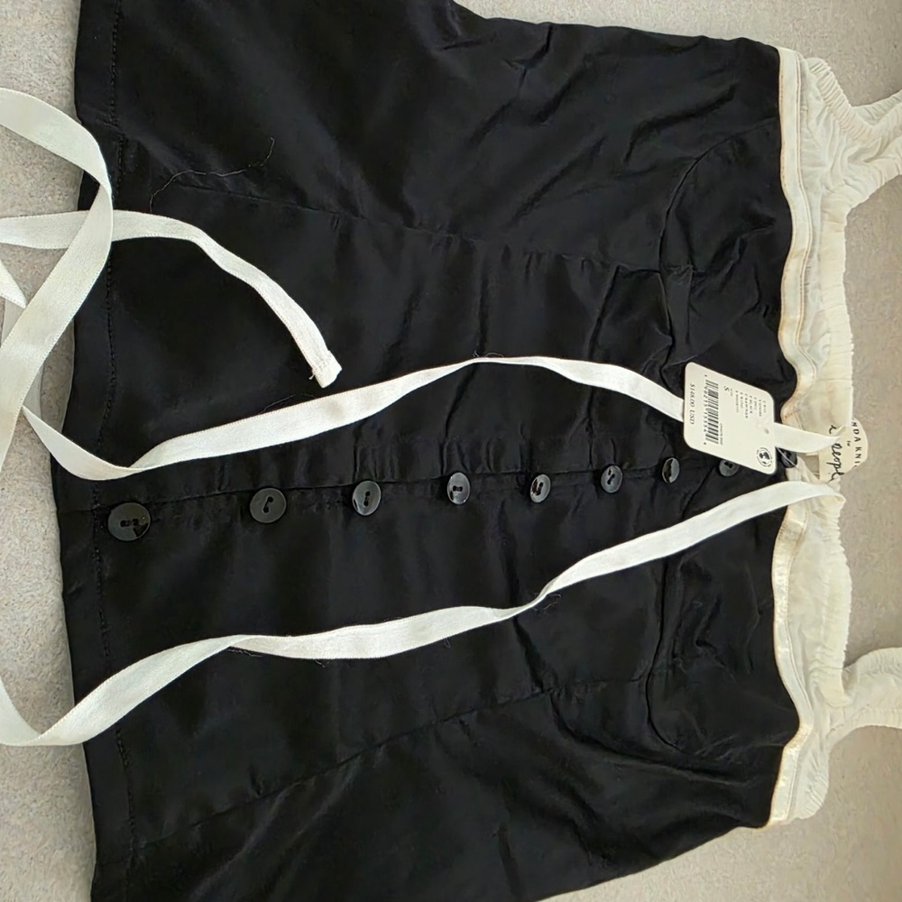 Limited Edition Free People Black and White Tank Top - Picture 10 of 11